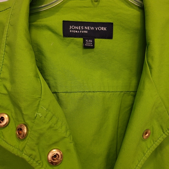 Jones New York, signature, lime green jacket, sz XL. Excellent condition. - Picture 3 of 13